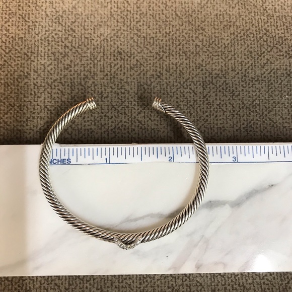 David Yurman X Bracelet with diamonds - Picture 5 of 5